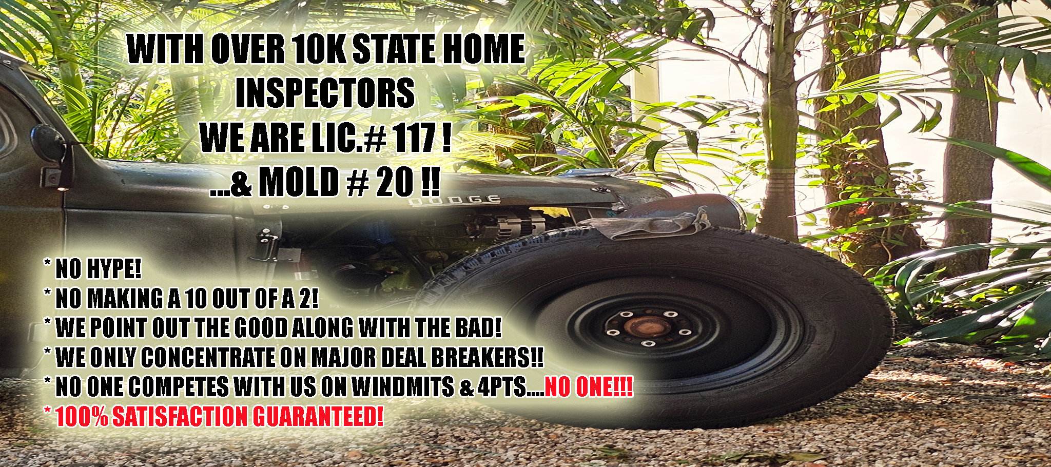 Wind Mitigation 4 Point Inspection Roof Certificate